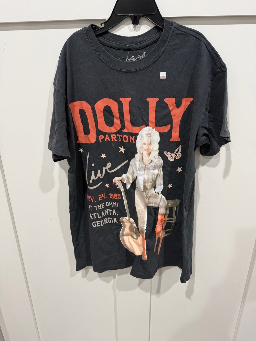 Dolly Parton Black Graphic Tee